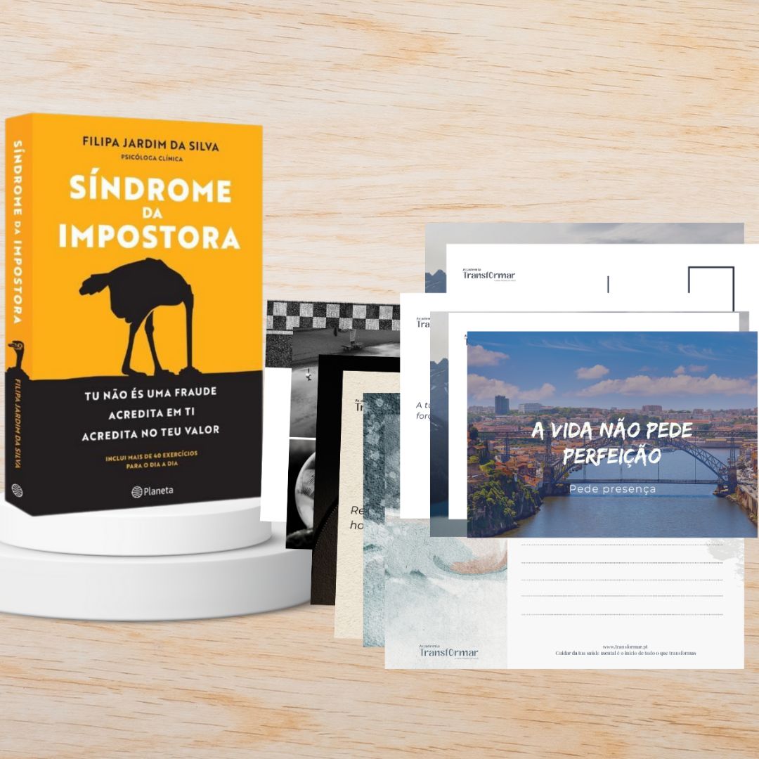 Livro "Síndrome da Impostora" autografado + Conj 10 postais: 26€